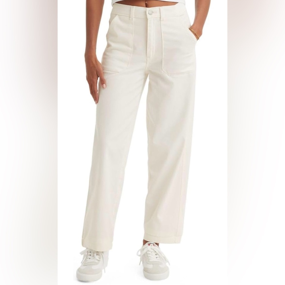 Levi's Women's Utility Pant Size 31 Cream “Egret” Color